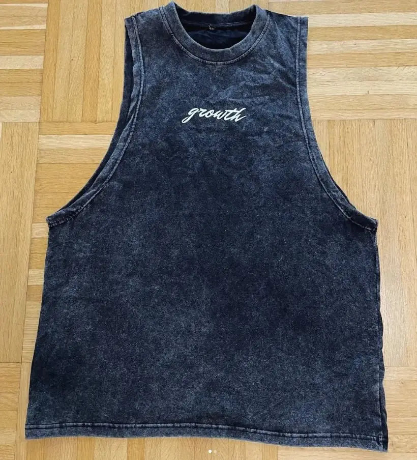 High Quality Customizable Sporty Breathable Anti-UV Quick Dry V-Neck Cotton Spandex Men's Gym Tank Top with Ribbed Fabric