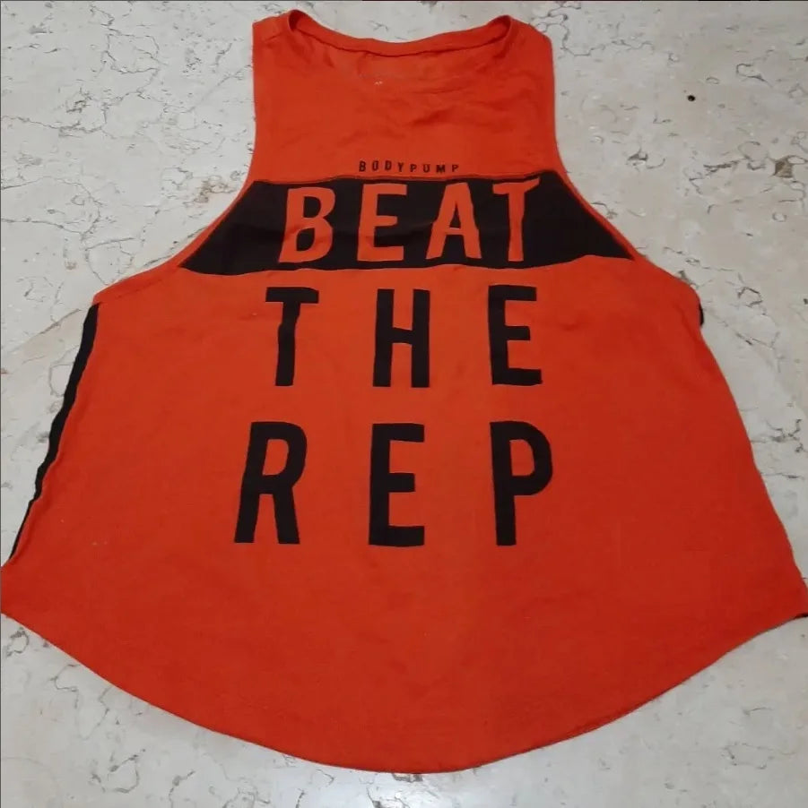 High Quality Customizable Sporty Breathable Anti-UV Quick Dry V-Neck Cotton Spandex Men's Gym Tank Top with Ribbed Fabric