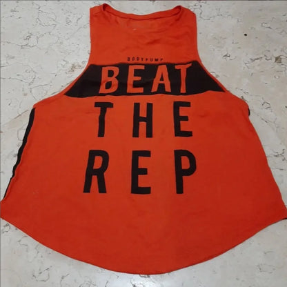 High Quality Customizable Sporty Breathable Anti-UV Quick Dry V-Neck Cotton Spandex Men's Gym Tank Top with Ribbed Fabric