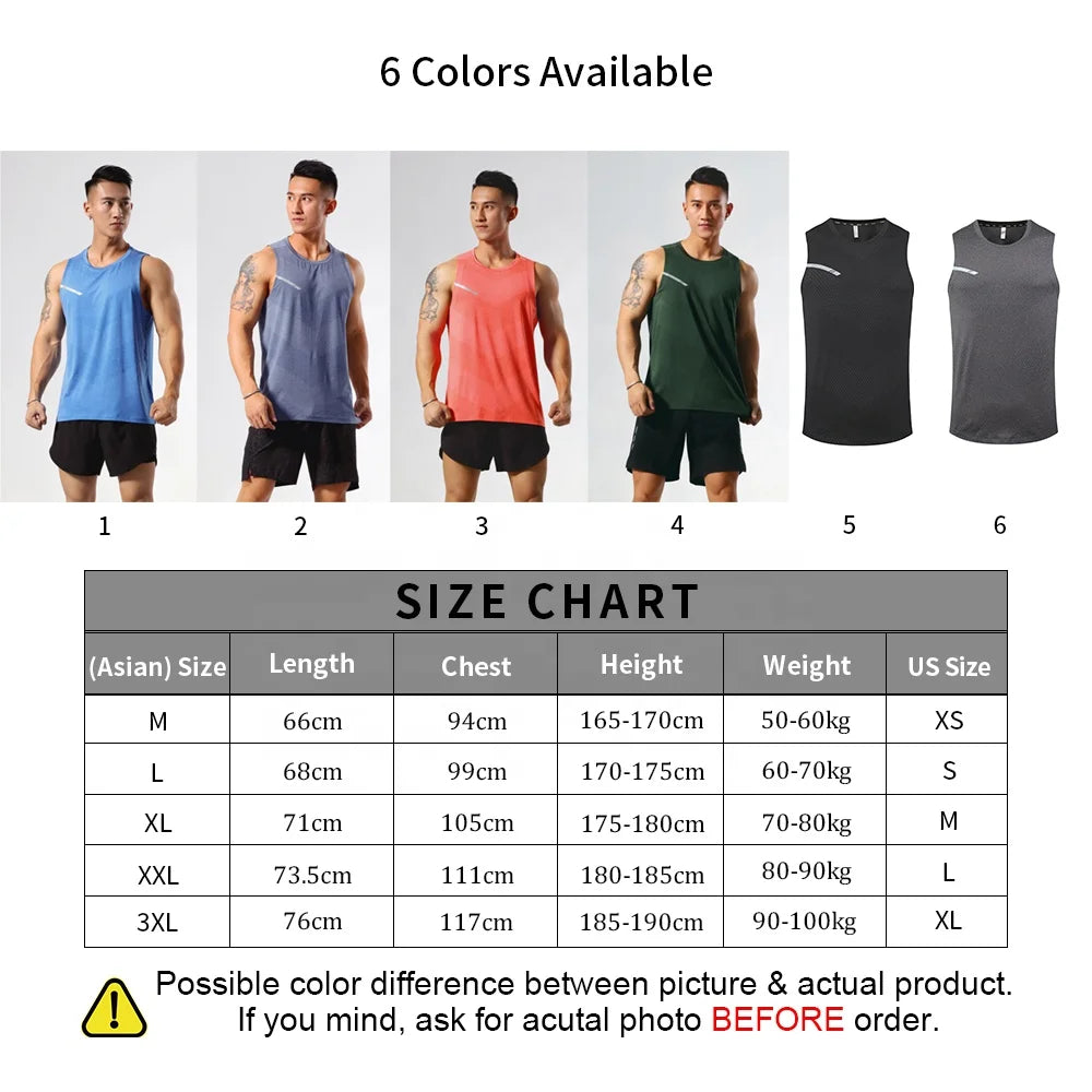 Quick Dry Sublimation Men Clothing Sport Fitness Stringer Sleeveless Muscle Top Shirts Bodybuilding Singlet Gym Tank Top