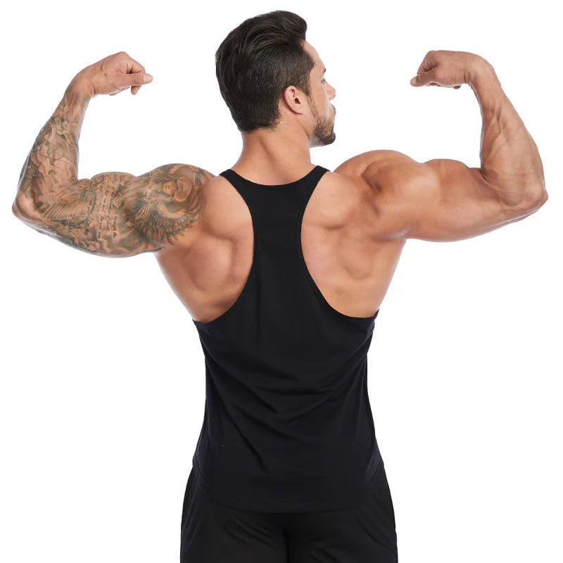 Newest True Us/Eur Size Comfortable Men Tank Tops Fitness Singlet Bodybuilding Workout Gym Men Sleeveless Shirts