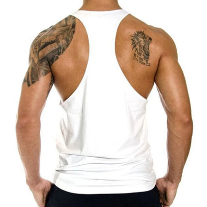 Gym tank Top Men Sleeveless Shirt Custom logo Muscle Stringer tank Top