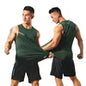 Quick Dry Sublimation Men Clothing Sport Fitness Stringer Sleeveless Muscle Top Shirts Bodybuilding Singlet Gym Tank Top