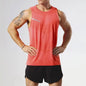 Summer Men's Tank Top Breathable Loose Mesh Training Sleeveless T-shirt Loose Lightweight Bodybuilding Shirt Basketball Vests