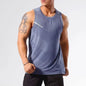 Summer Men's Tank Top Breathable Loose Mesh Training Sleeveless T-shirt Loose Lightweight Bodybuilding Shirt Basketball Vests